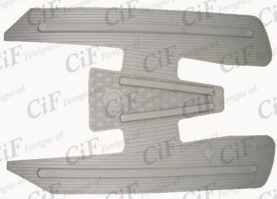 Tappeto in gomma grigio Vespa 50 - Milione Bike