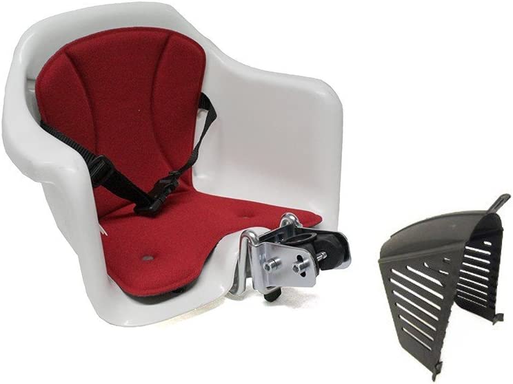 Seggiolino per bambini Anteriore Milù, bianco, bicicletta - Milione Bike