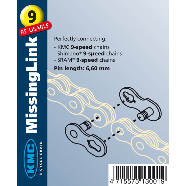 Giunto Kmc 9V X9 Gold - Milione Bike