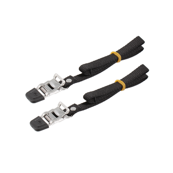 Coppia Cinturini Per Puntapiedi, Colore Nero - Milione Bike