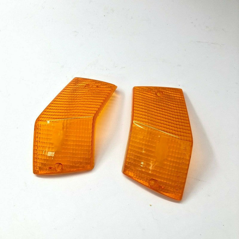 Coppia gemme posteriore colore arancione Vespa P125-150X-PX125-T5 - Milione Bike