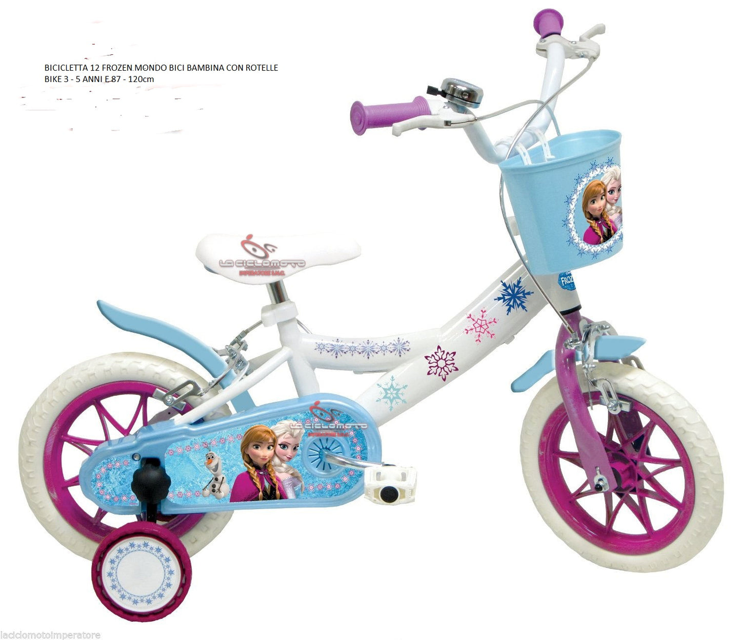 Biciclette Frozen 12" - Milione Bike